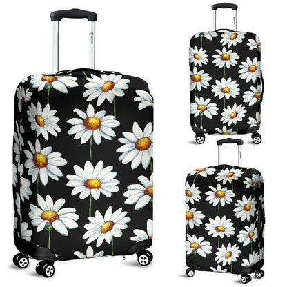 Daisy Print Pattern Luggage Cover Protector