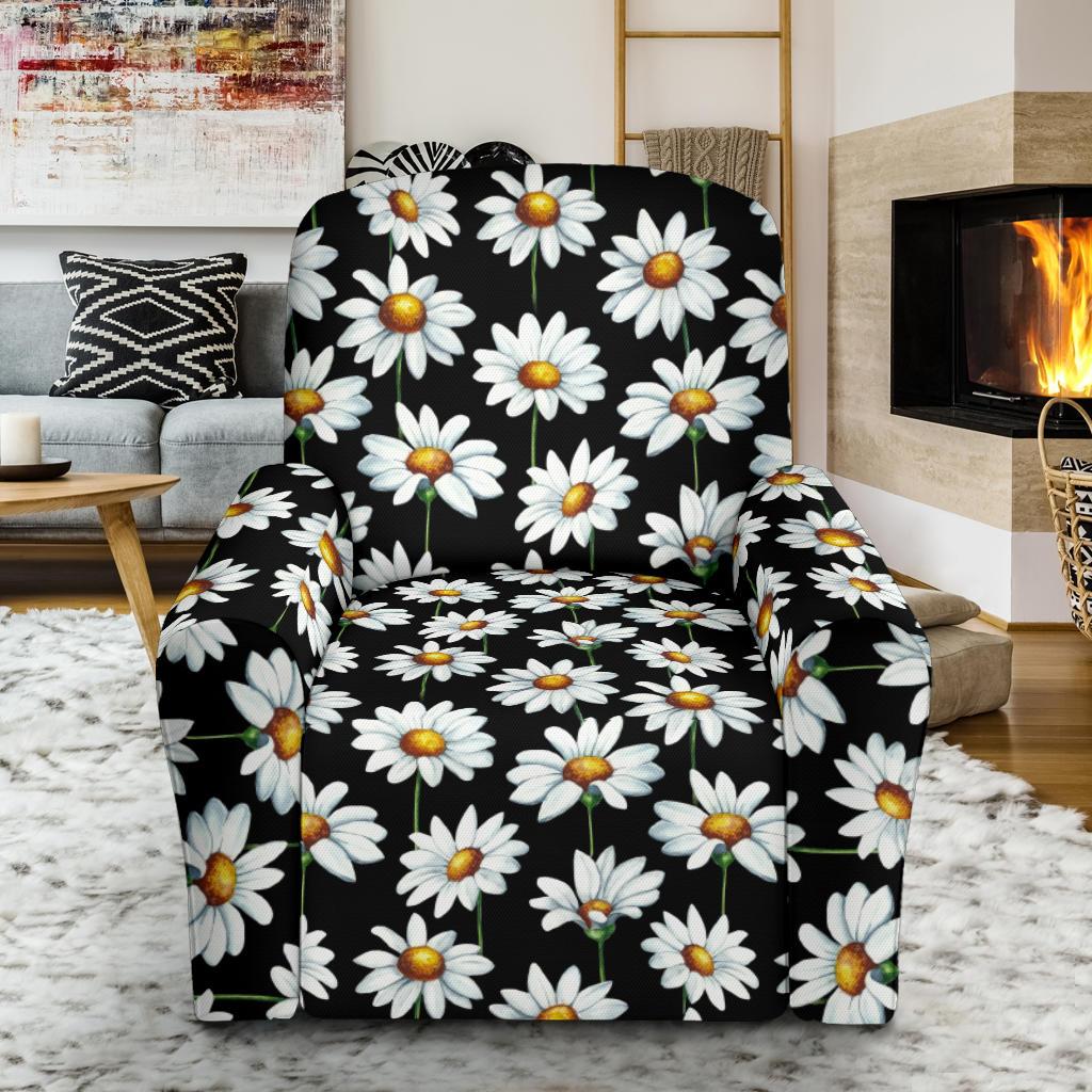 Daisy Print Pattern Single Sofa Slipcover -JTAMIGO.COM
