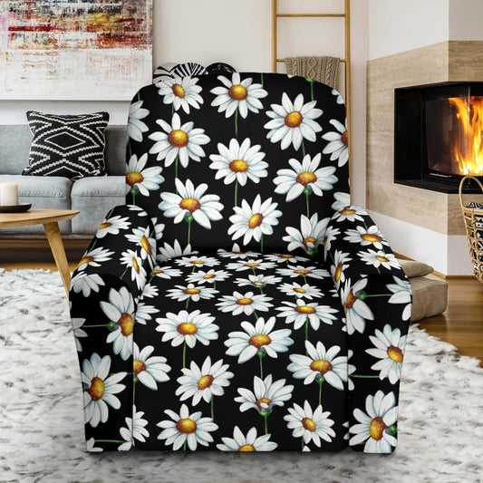 Daisy Print Pattern Single Sofa Slipcover -JTAMIGO.COM