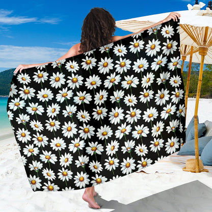 Daisy Print Pattern Sarong Pareo Wrap