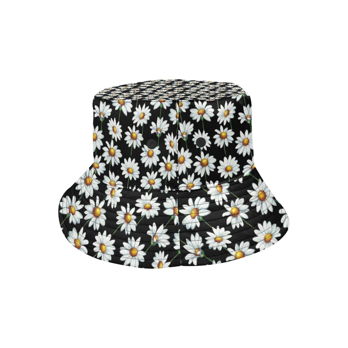 Daisy Print Pattern Unisex Bucket Hat