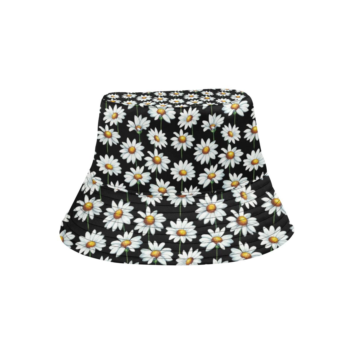 Daisy Print Pattern Unisex Bucket Hat