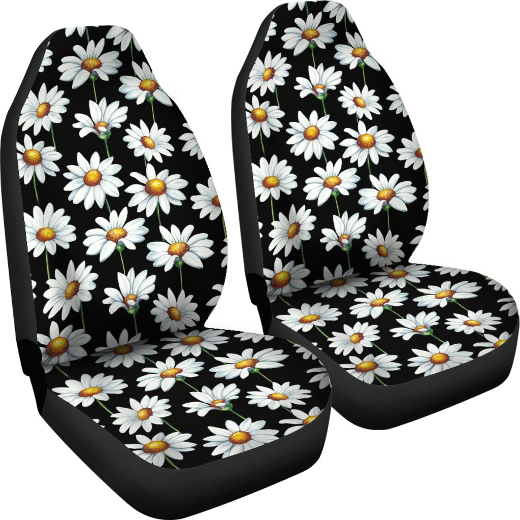 Daisy Print Pattern Universal Fit Car Seat Covers