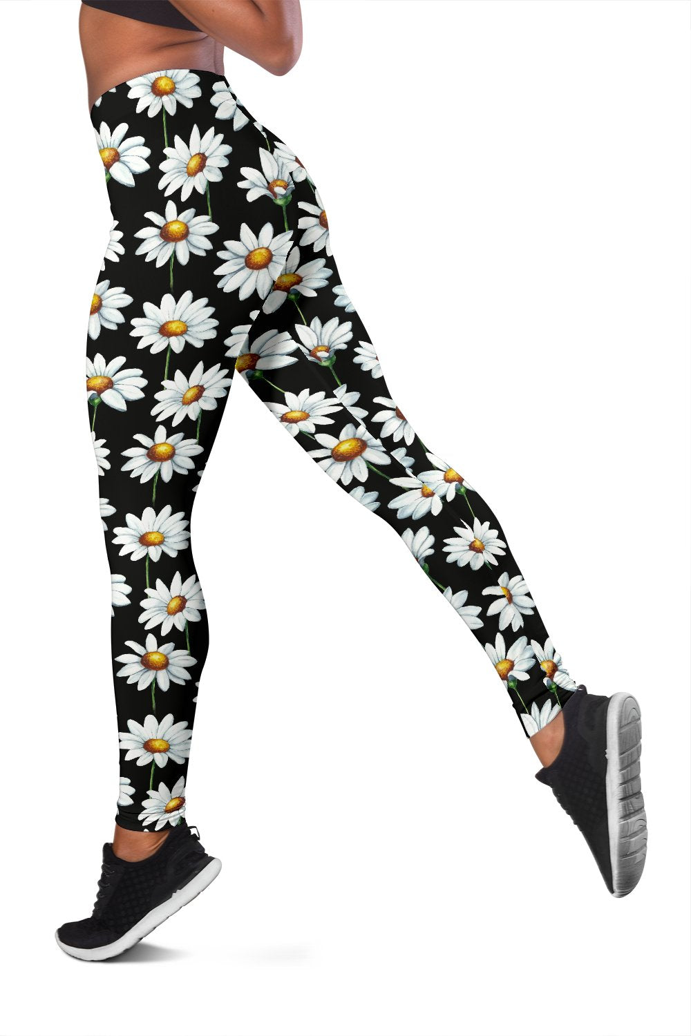 Daisy Print Pattern Women Leggings