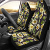 Daisy Vintage Print Pattern Universal Fit Car Seat Covers