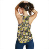 Daisy Vintage Print Pattern Women Racerback Tank Top