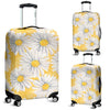 Daisy Yellow Watercolor Print Pattern Luggage Cover Protector