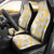 Daisy Yellow Watercolor Print Pattern Universal Fit Car Seat Covers