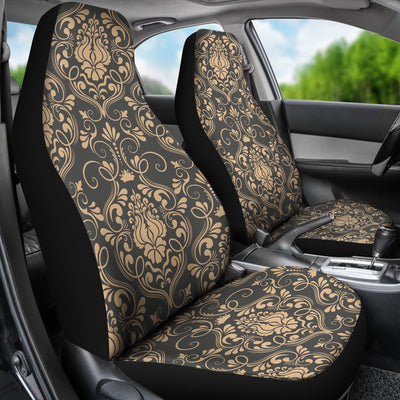 Damask Elegant Luxury Print Pattern Universal Fit Car Seat Covers