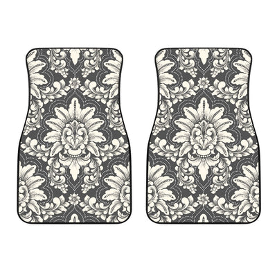 Damask Elegant Print Pattern Car Floor Mats