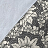 Damask Elegant Print Pattern Fleece Blanket