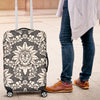 Damask Elegant Print Pattern Luggage Cover Protector