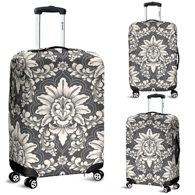Damask Elegant Print Pattern Luggage Cover Protector