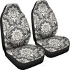 Damask Elegant Print Pattern Universal Fit Car Seat Covers