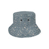 Damask Elegant Teal Print Pattern Unisex Bucket Hat