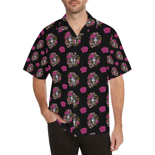 Day of the Dead Makeup Girl Men Aloha Hawaiian Shirt