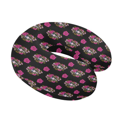 Day of the Dead Makeup Girl U-Shaped Travel Neck Pillow-JTAMIGO.COM