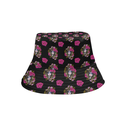 Day of the Dead Makeup Girl Unisex Bucket Hat