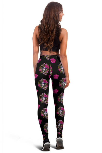 Day of the Dead Makeup Girl Women Leggings