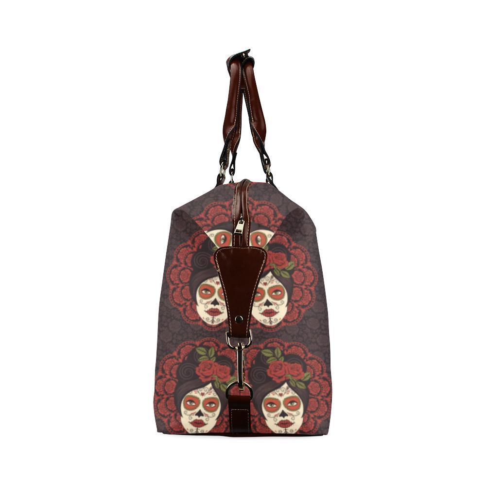 Day of the Dead Mexican Girl Travel Bag