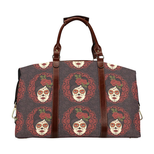 Day of the Dead Mexican Girl Travel Bag