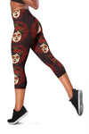 Day of the Dead Mexican Girl Women Capris