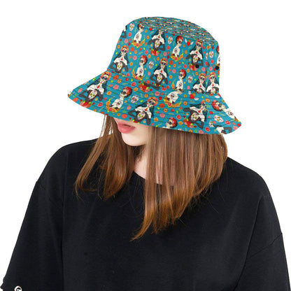 Day of the Dead Old School Girl Design Unisex Bucket Hat