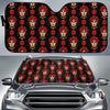 Day of the Dead Skull Girl Pattern Car Sun Shade For Windshield