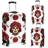 Day Of The Dead Skull Girl Pattern Luggage Cover Protector