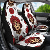 Day of the Dead Skull Girl Pattern Universal Fit Car Seat Covers