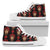 Day of the Dead Skull Girl Pattern Women High Top Shoes