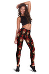 Day of the Dead Skull Girl Pattern Women Leggings