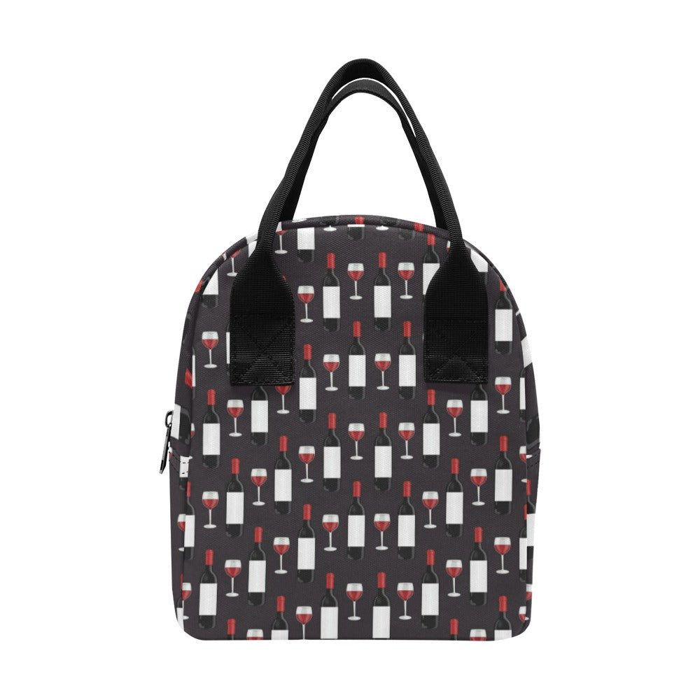 Wine Print Design LKS309 Insulated Lunch Bag