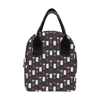 Wine Print Design LKS309 Insulated Lunch Bag