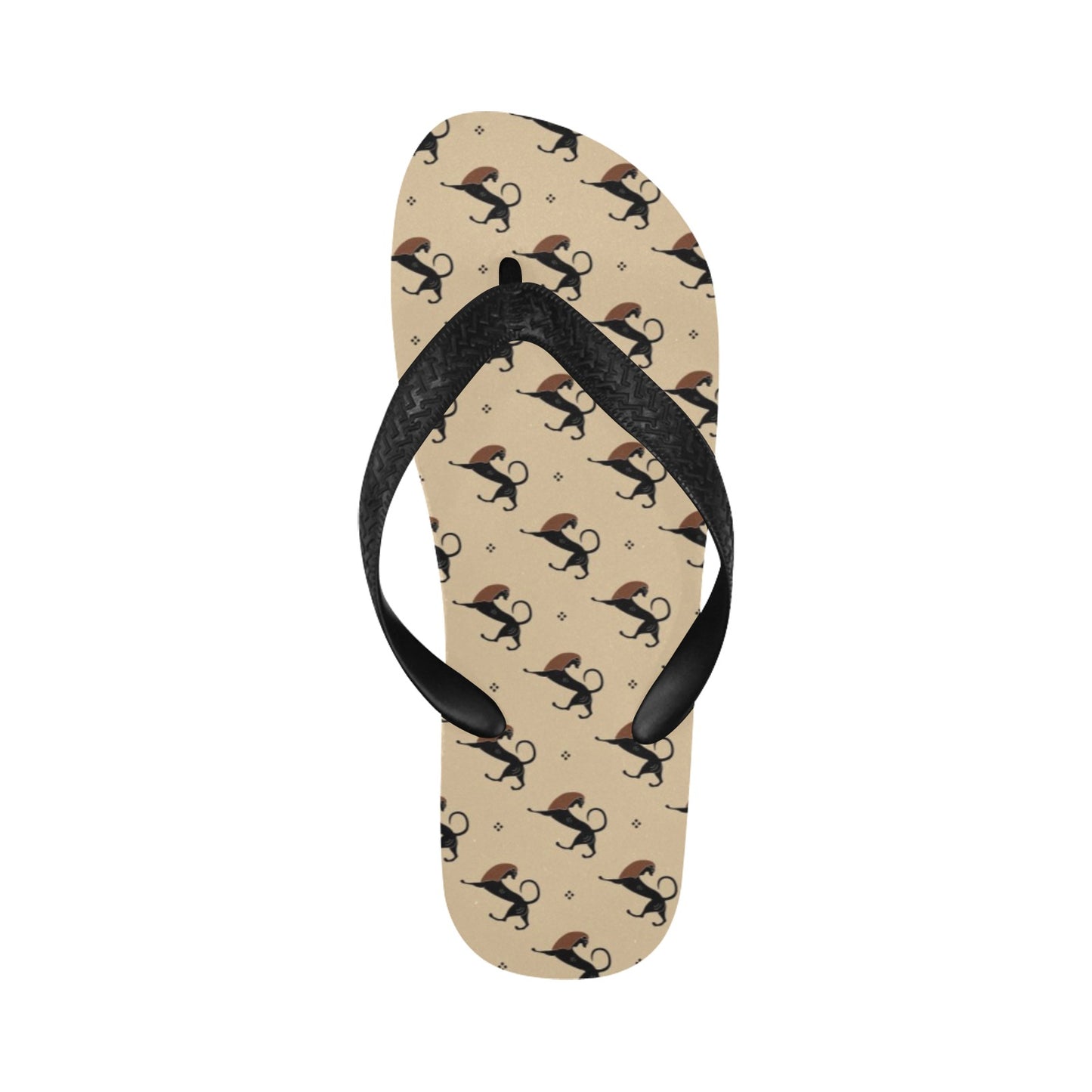 Ancient Greek Print Design LKS3011 Flip Flops