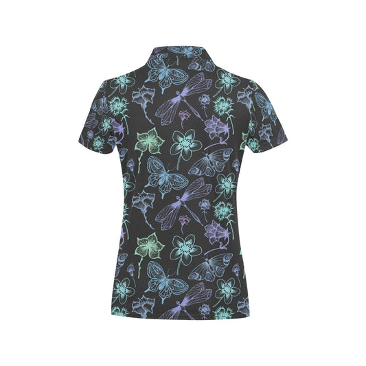 Butterfly Dragonfly Women's Polo Shirt