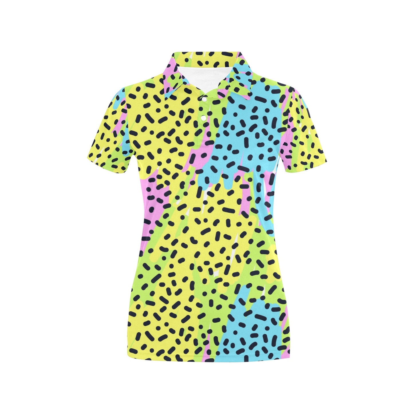 90s Pattern Print Design 2 Women's Polo Shirt
