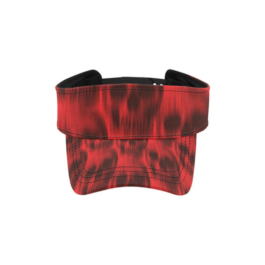 Skull Red Print Design LKS306 Unisex Sun Visor