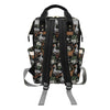 Goose Print Design LKS406 Diaper Bag Backpack