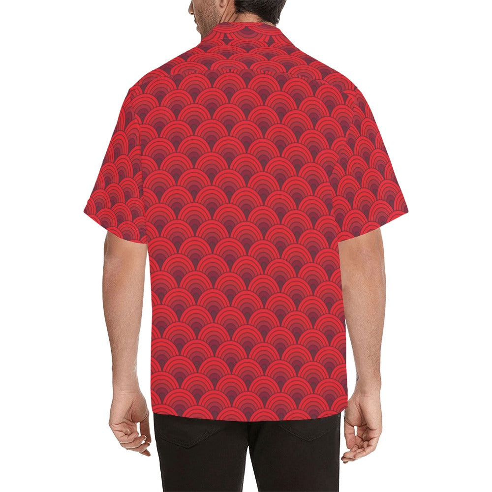 Scales Print Design LKS403 Men's Men's Hawaiian Shirt