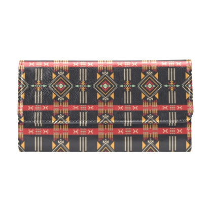 Southwest Pattern Print Design LKS303 Women's Trifold Wallet