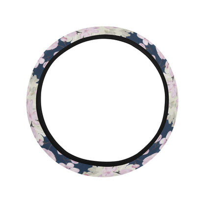 Sakura Print Design LKS305 Steering Wheel Cover with Elastic Edge