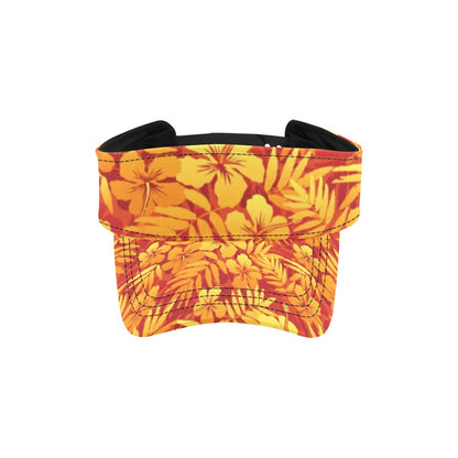 Hibiscus Summer Print Design LKS302 Unisex Sun Visor