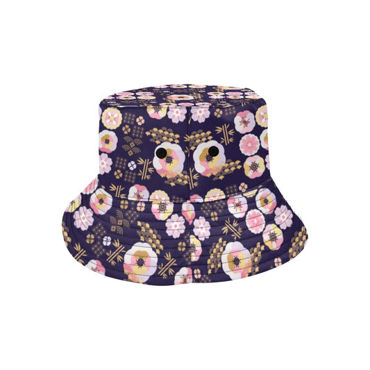 Sakura Japan Style Print Design LKS302 Unisex Bucket Hat