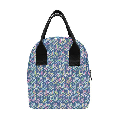 Volleyball Print Design LKS301 Insulated Lunch Bag
