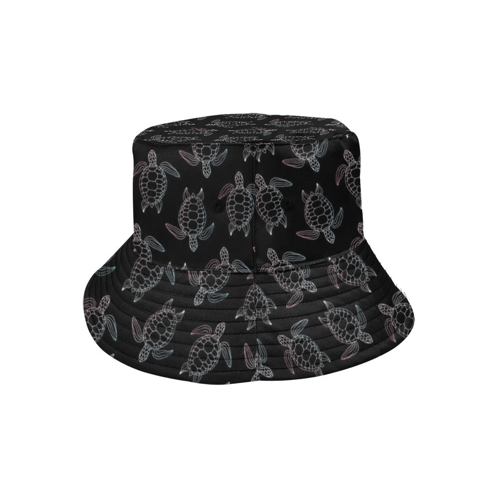 Sea Turtle Print Design LKS3012 Unisex Bucket Hat