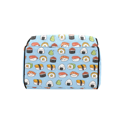 Sushi Print Design LKS303 Diaper Bag Backpack