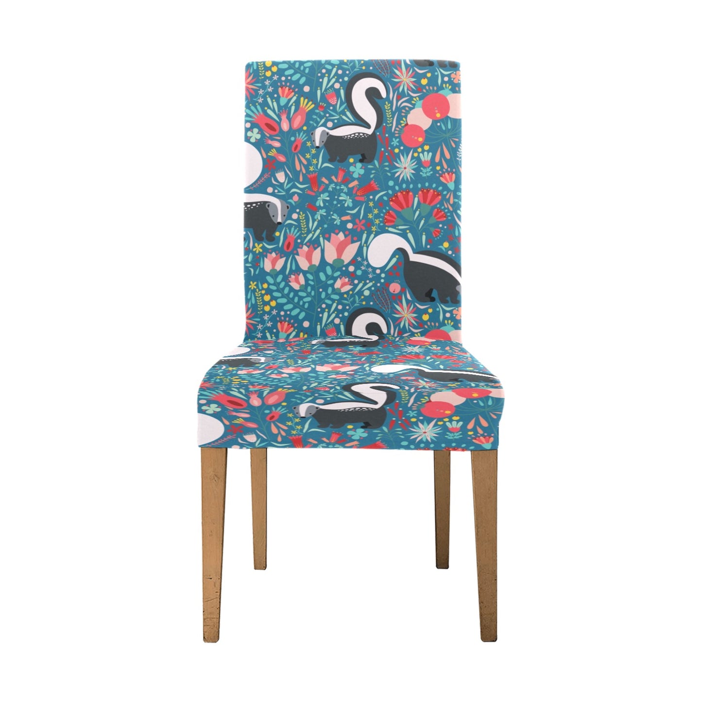 Skunk Print Design LKS302 Dining Chair Slipcover