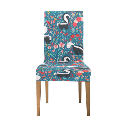 Skunk Print Design LKS302 Dining Chair Slipcover