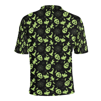 Witch Halloween Print Design LKS306 Men Polo Shirt
